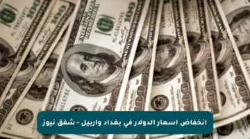 انخفاض أسعار الدولار في بغداد وأربيل – شفق نيوز